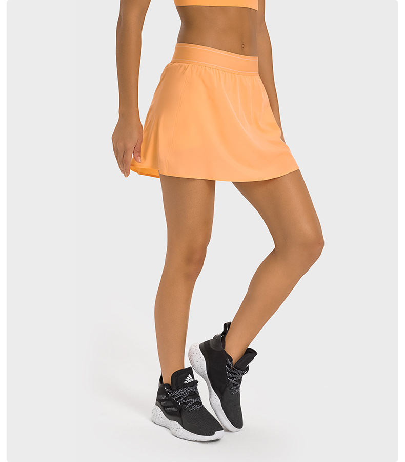 sports skirt with shorts