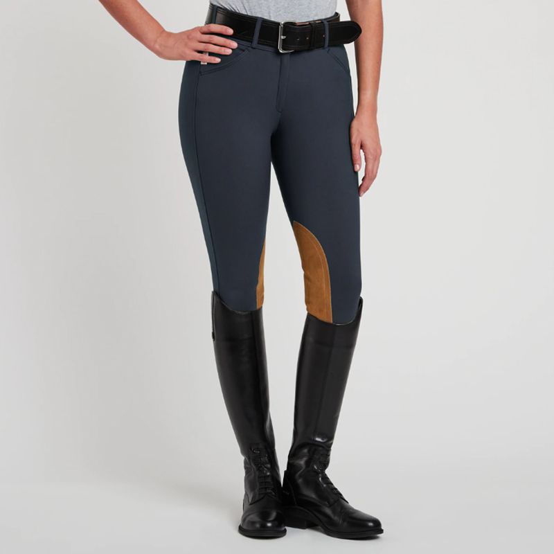 Custom Women Riding Tights Training Breeches Pants with Silicone Grip