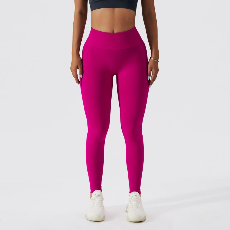 Custom Breathable Women's Workout Clothing Seamless Yoga Pants