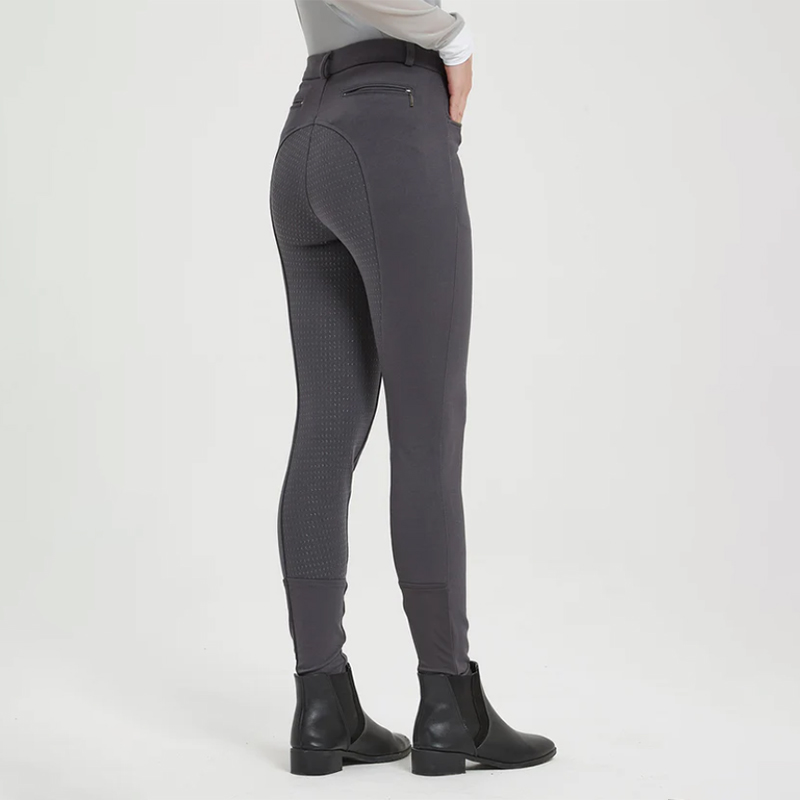 Wholesale Resistant Knee Patch Women Riding Leggings With Phone Pockets