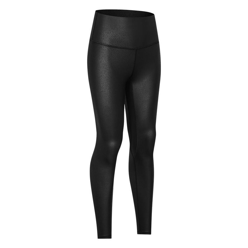 Custom Wholesale Athletic Wear High Waisted Shining Bronzing Yoga Pants