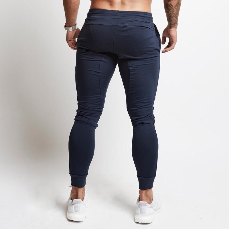 Custom Navy Sports Leggings With Drawcord L Fitness Tights China