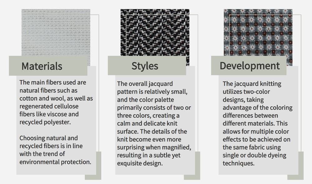 knit jacquard fabrics