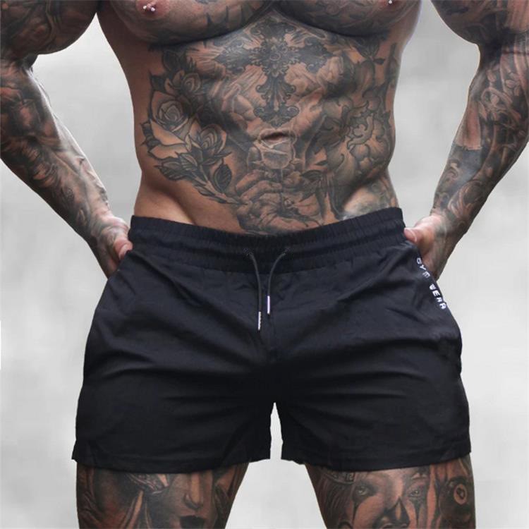Three-Quarter Pants Elastic Thin Sports Training Shorts