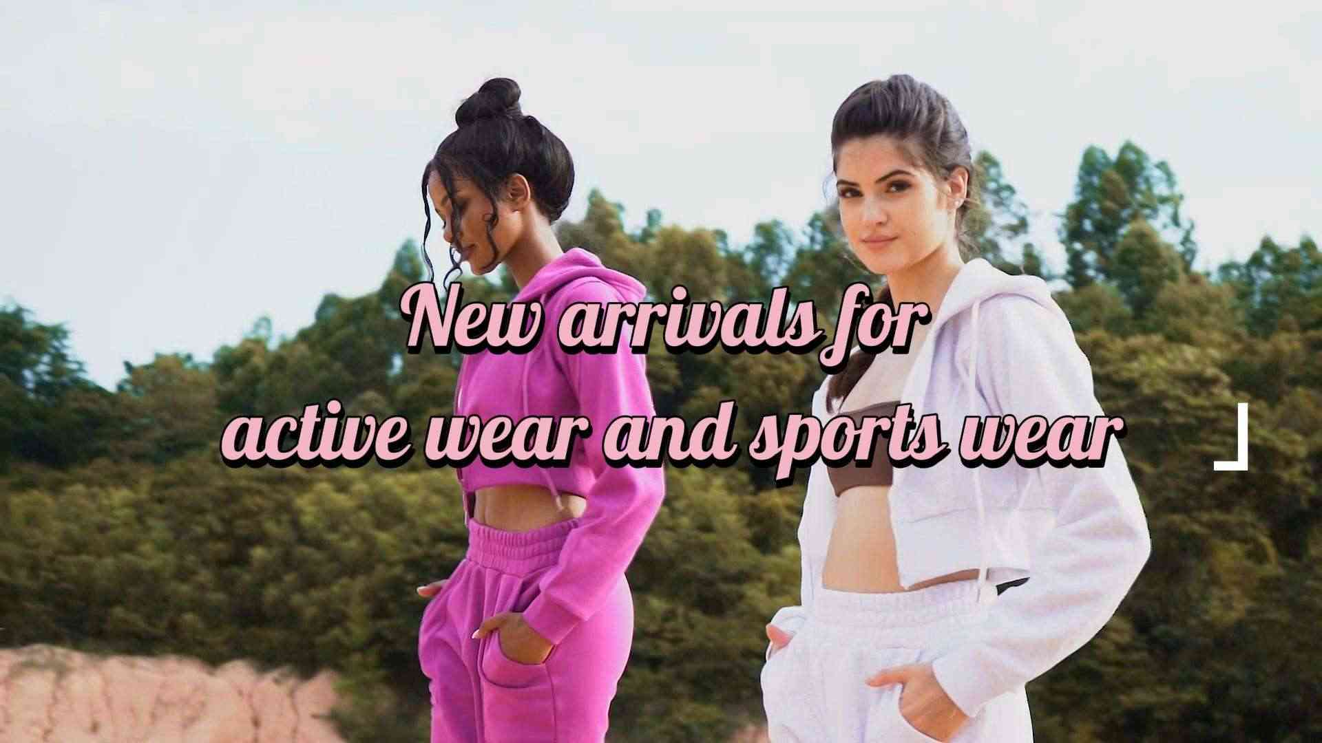 New Arrivals For Women Active Wear And Sports Wear