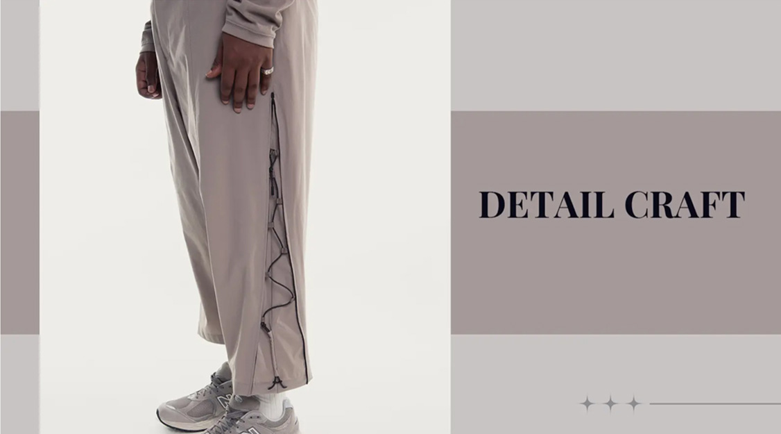 The Detail & Craft Trend for Men's Active Pants