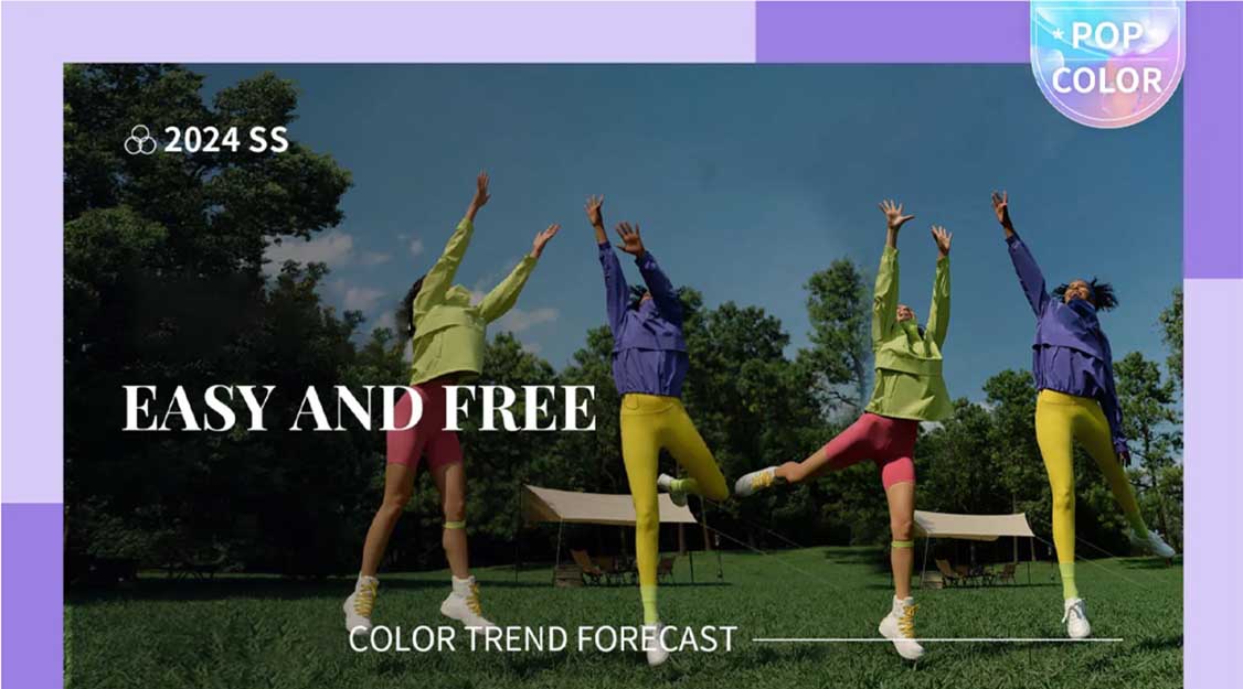 EASY AND FREE -- The Color Trend Forecast of S/S 2024 Yogawear