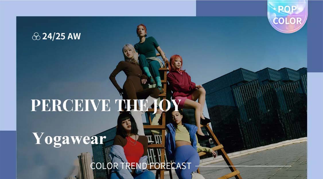 Perceive the Joy -- A/W 24/25 Yogawear Color Trend Forecast