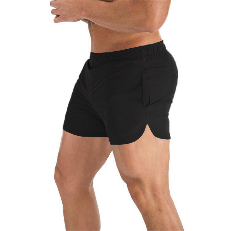 Men's Elastic Slim Fit Squat Training Shorts
