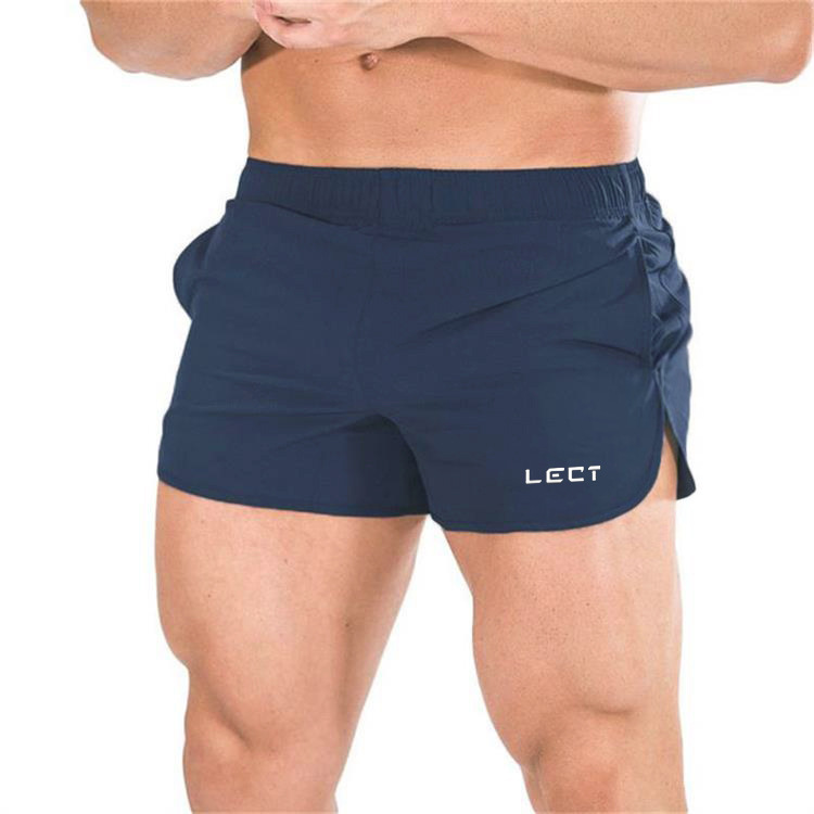 Men's Elastic Slim Fit Squat Training Shorts