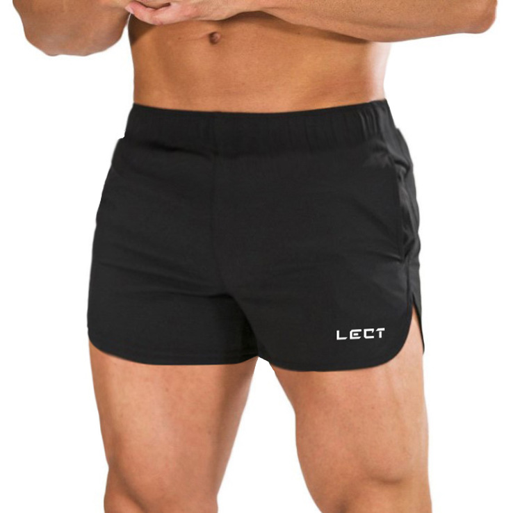 Men's Elastic Slim Fit Squat Training Shorts