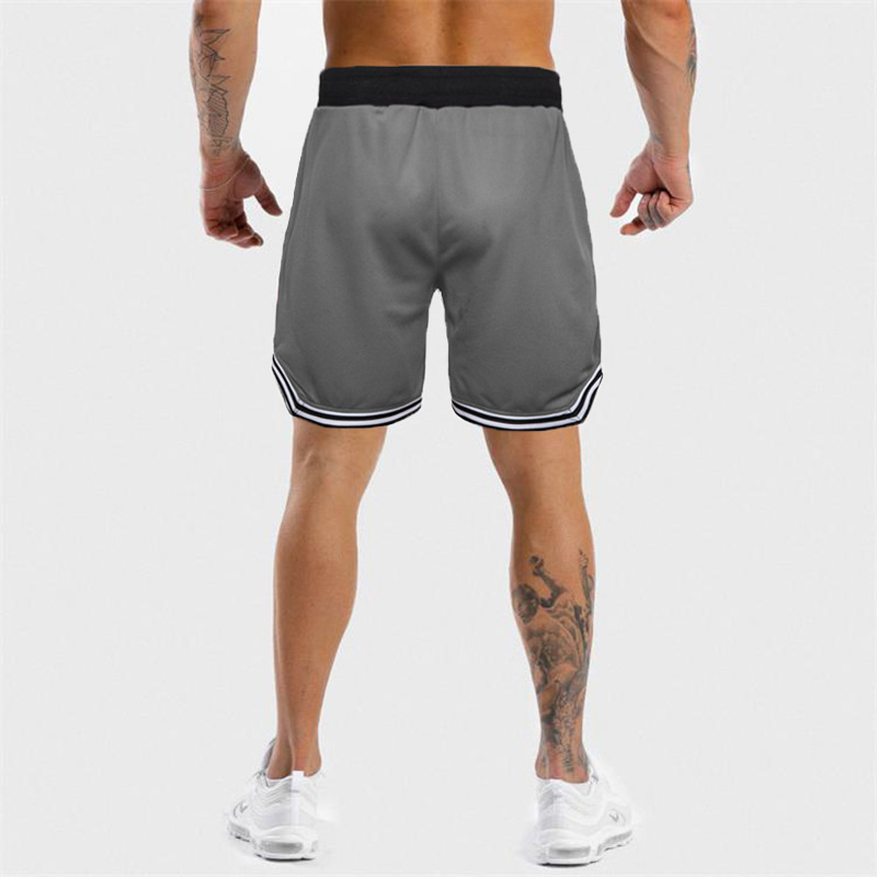 Men's Quick-Dry Loose-Fit Running Training Shorts Showcasing Muscular Physique