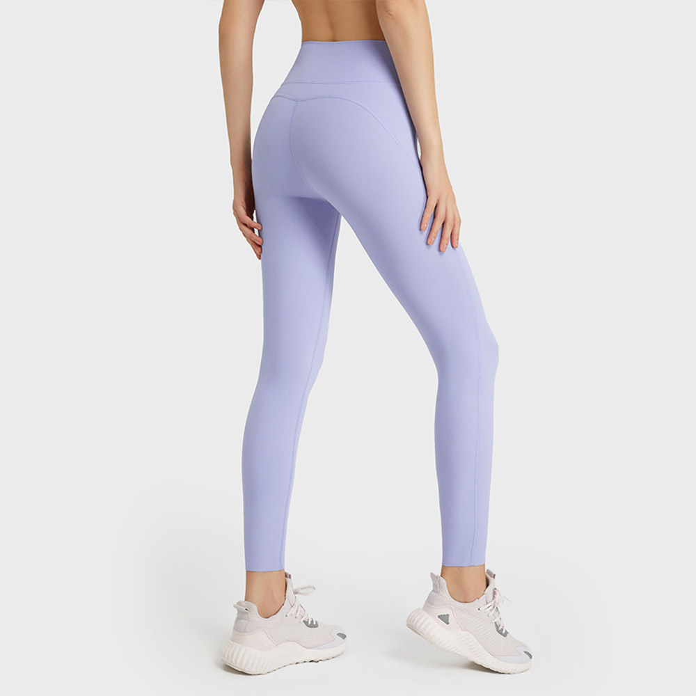 Autumn New Arrival Seamless SS Brushed Sport Leggings High Elasticity Body-Shaping Peach Lift Yoga Pants with No Awkward Edges