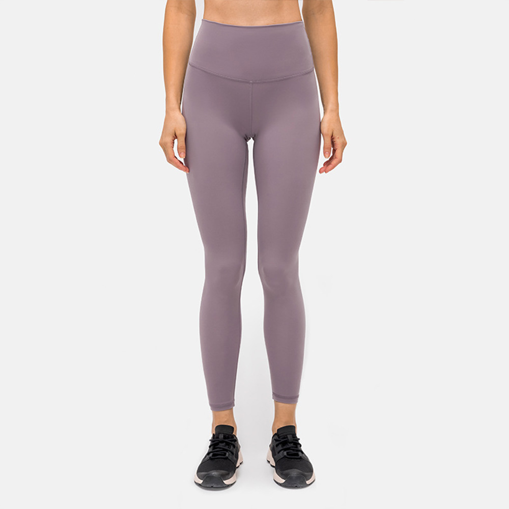 New Skin-Friendly Naked Sensation Yoga Pants for Women High-Waisted Butt-Lifting Running Compression Leggings for Fitness