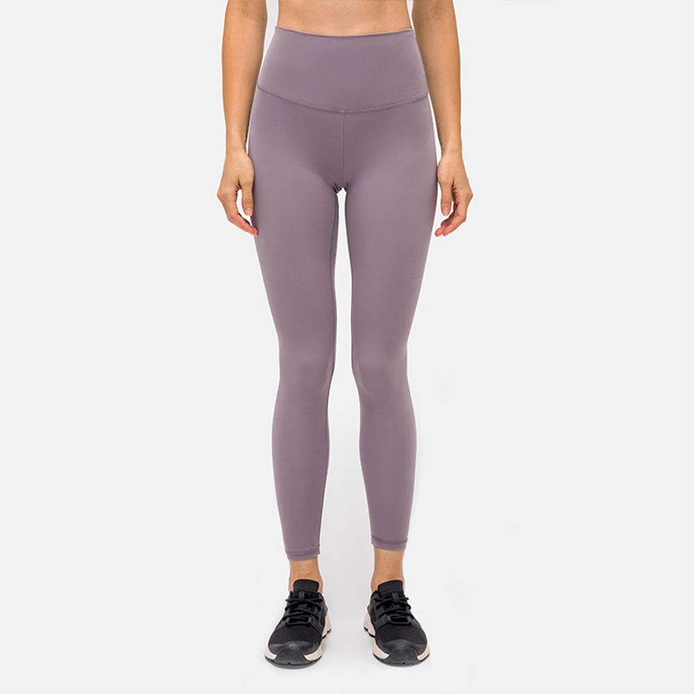 New Skin-Friendly Naked Sensation Yoga Pants for Women High-Waisted Butt-Lifting Running Compression Leggings for Fitness