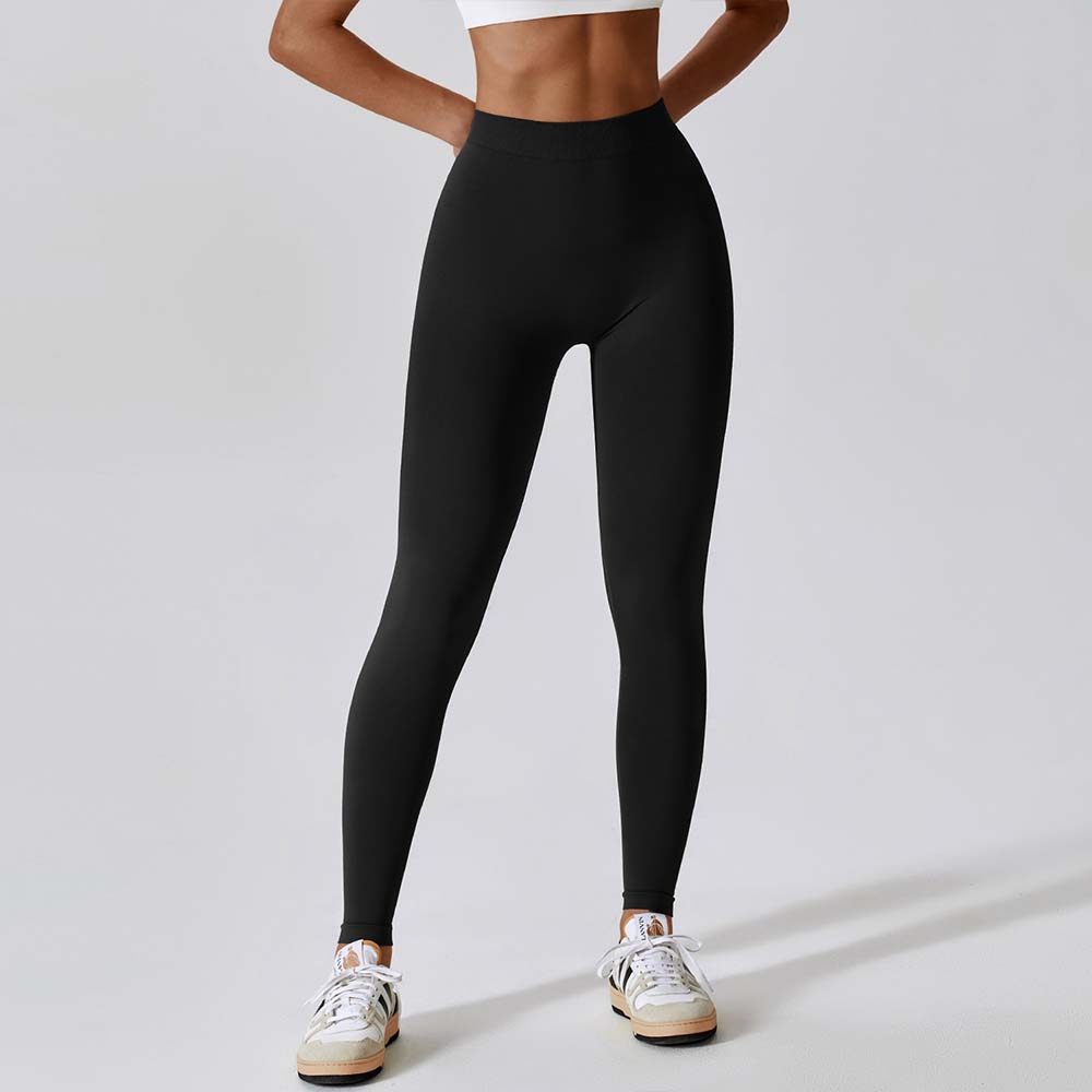 Peach Lift Yoga Pants with V-Waist Tummy Control Running Fitness Compression Leggings