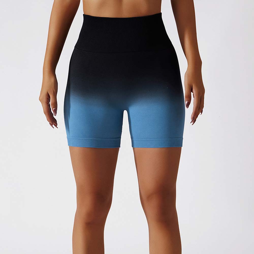 Seamless Yoga Shorts for Women Breathable Compression Workout Shorts with High Waist and Butt-Lifting Elasticity