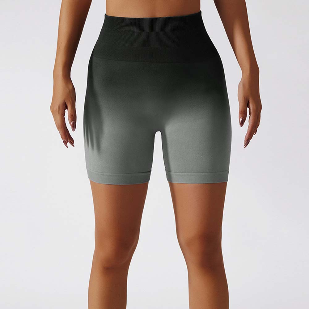 Seamless Yoga Shorts for Women Breathable Compression Workout Shorts with High Waist and Butt-Lifting Elasticity