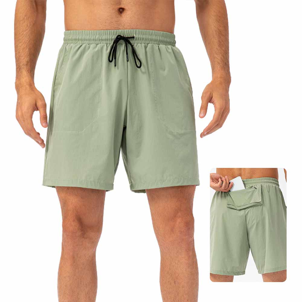 Vcansion Pantaloncini Uomo Da Trekking - Leggeri, Asciugatura Rapida, Multitasche, Elasticizzati In Vita, Per Outdoor E Sport, Colore Bronzo, Taglia 30/29W