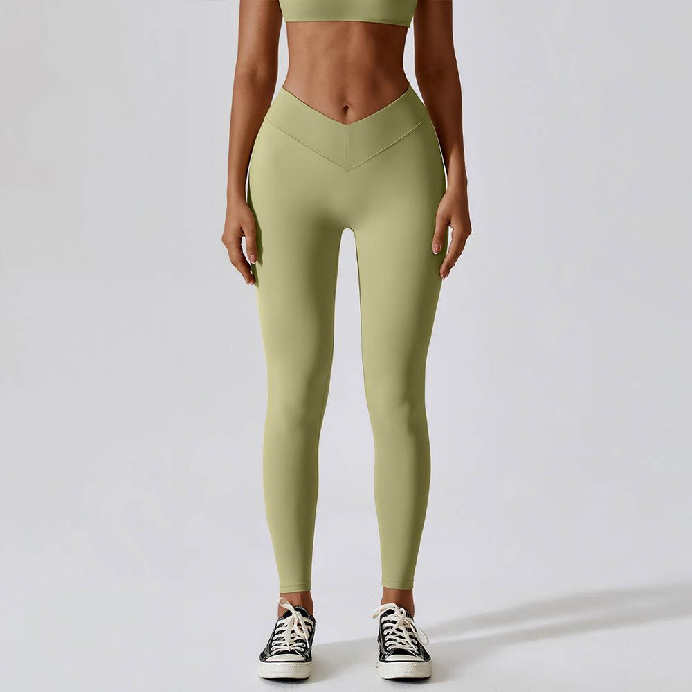 High Waist Tummy Control Butt-Lifting Yoga Pants - Naked Feel Quick-Dry Fitness Running Leggings