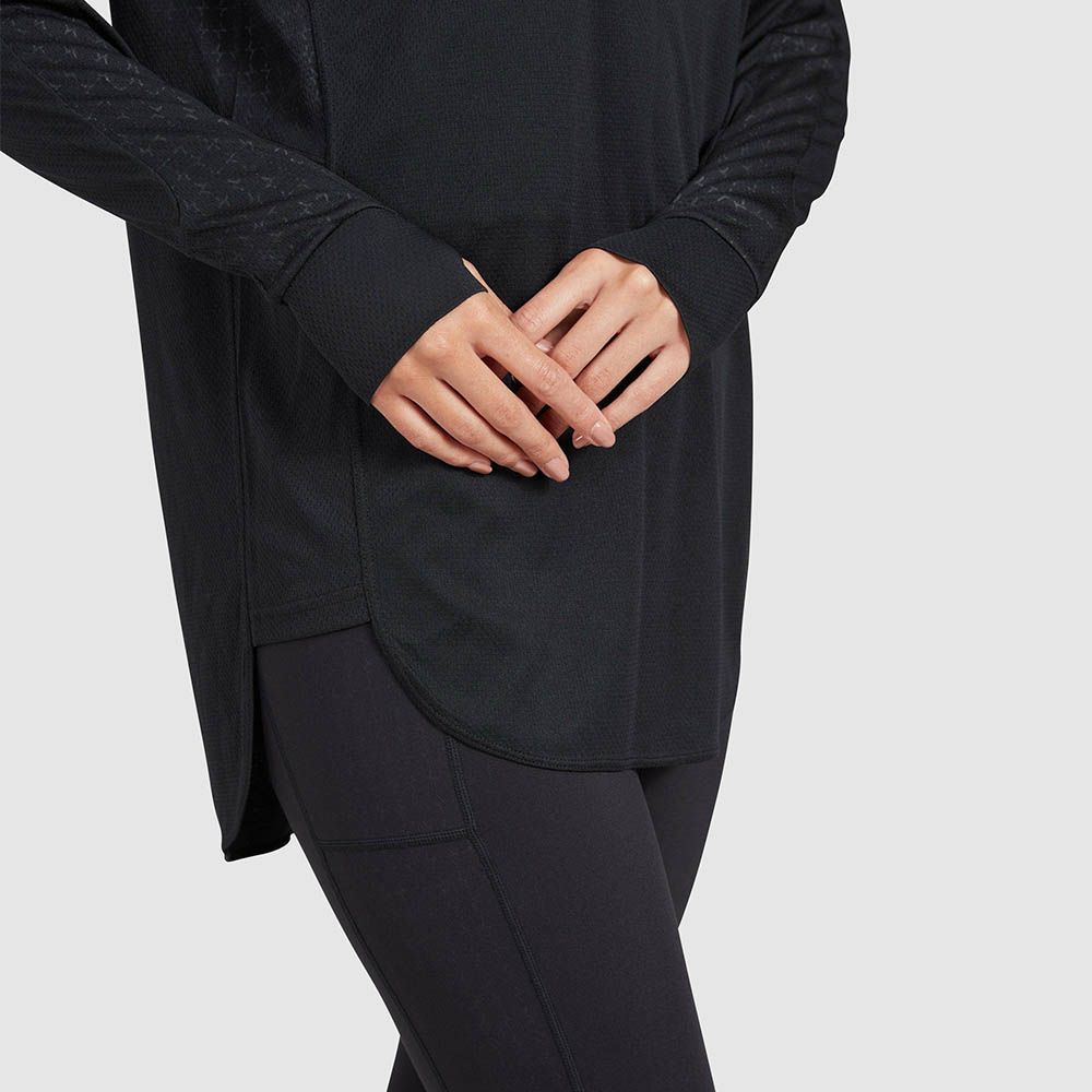 Active Long Sleeve T-Shirt With Breathable Non-See-Through Fabric