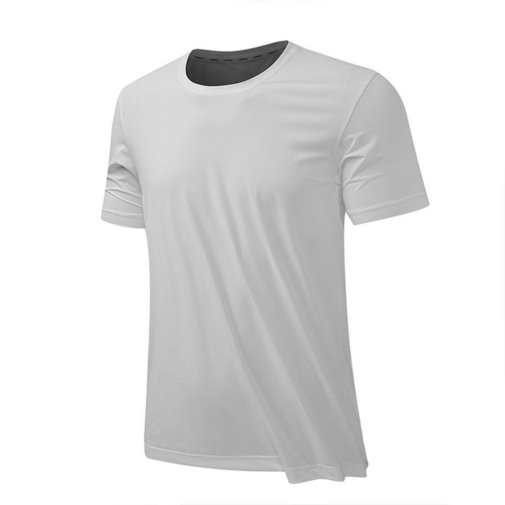 Summer Ice Silk T-Shirt - Ultra-Cool Breathable & Quick-Dry Men Sport Tee