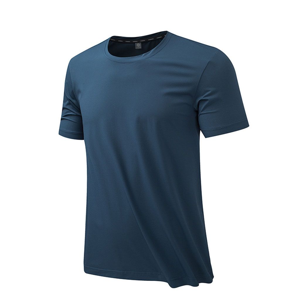 Summer Ice Silk T-Shirt - Ultra-Cool Breathable & Quick-Dry Men Sport Tee
