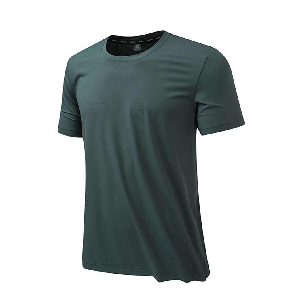 Summer Ice Silk T-Shirt - Ultra-Cool Breathable & Quick-Dry Men Sport Tee