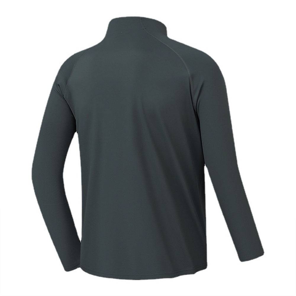 Men Half-Zip Training Shirt - Thermal & Breathable Workout Top For Gym/Running/Basketball