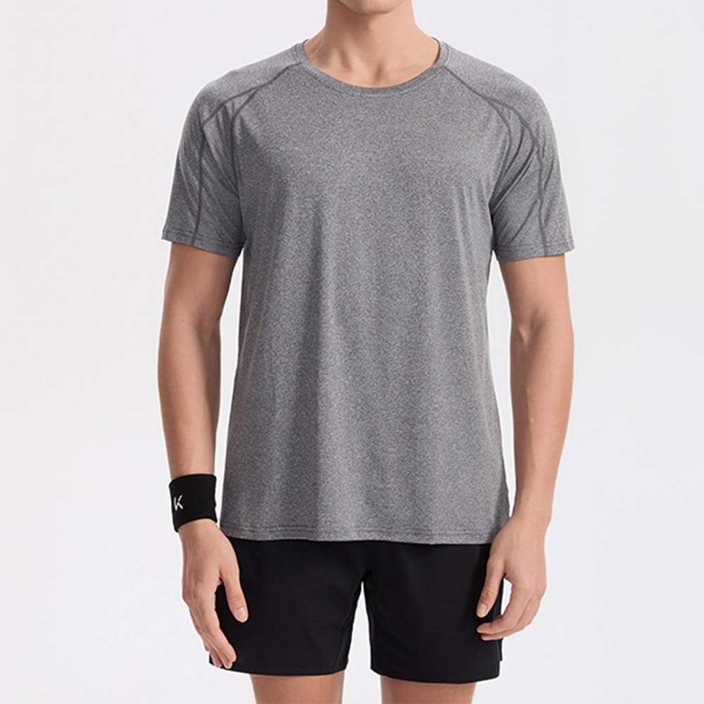 Cationic Micro-Panel T-Shirt - Moisture-Wicking Quick-Dry Top For Sports/Outdoor/Running