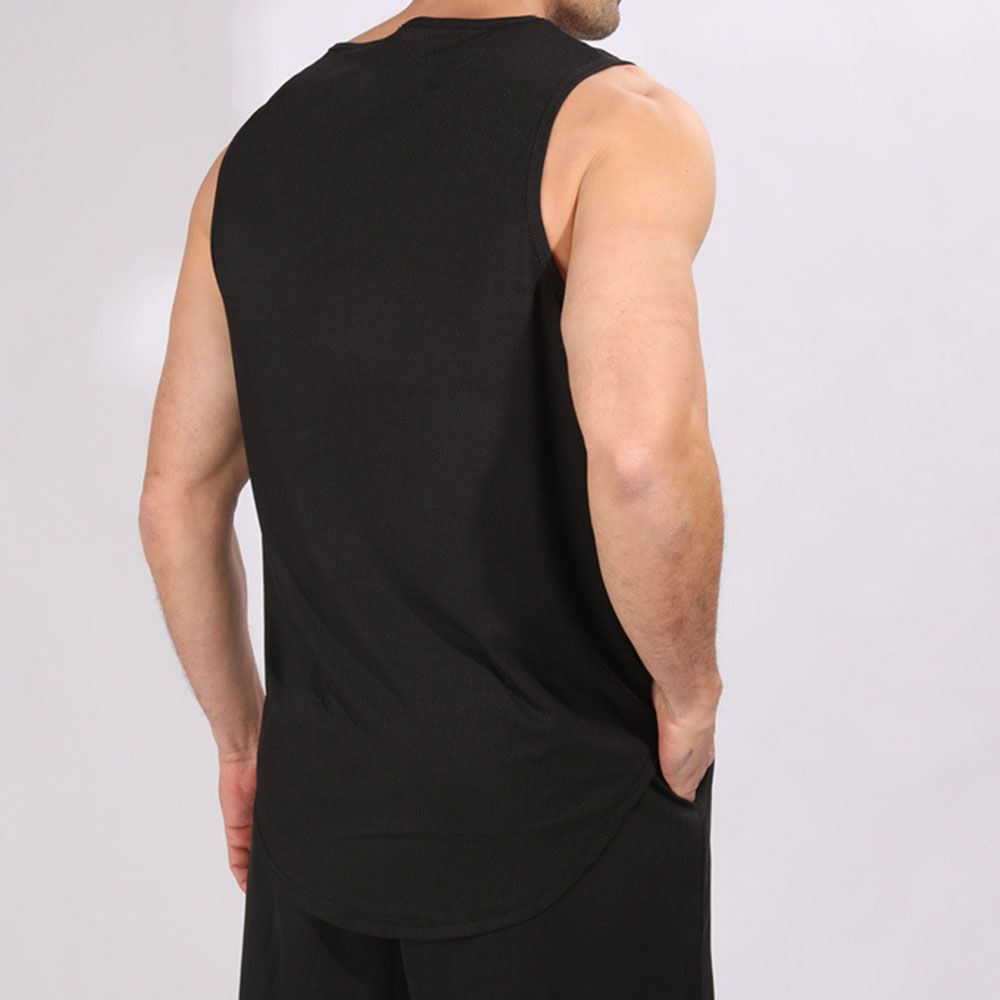 Men Quick-Dry Workout Vest - Stretch Mesh Design Big Size Sleeveless Training Top