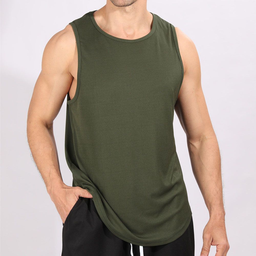 Men Quick-Dry Workout Vest - Stretch Mesh Design Big Size Sleeveless Training Top