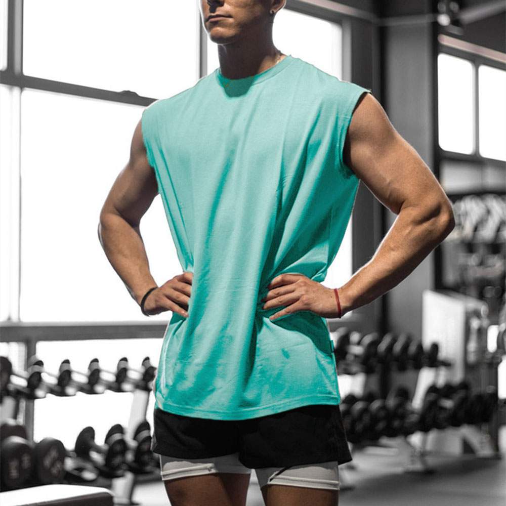Men Quick-Dry Sports Vest - Birdseye Mesh Basketball & Workout Sleeveless Top