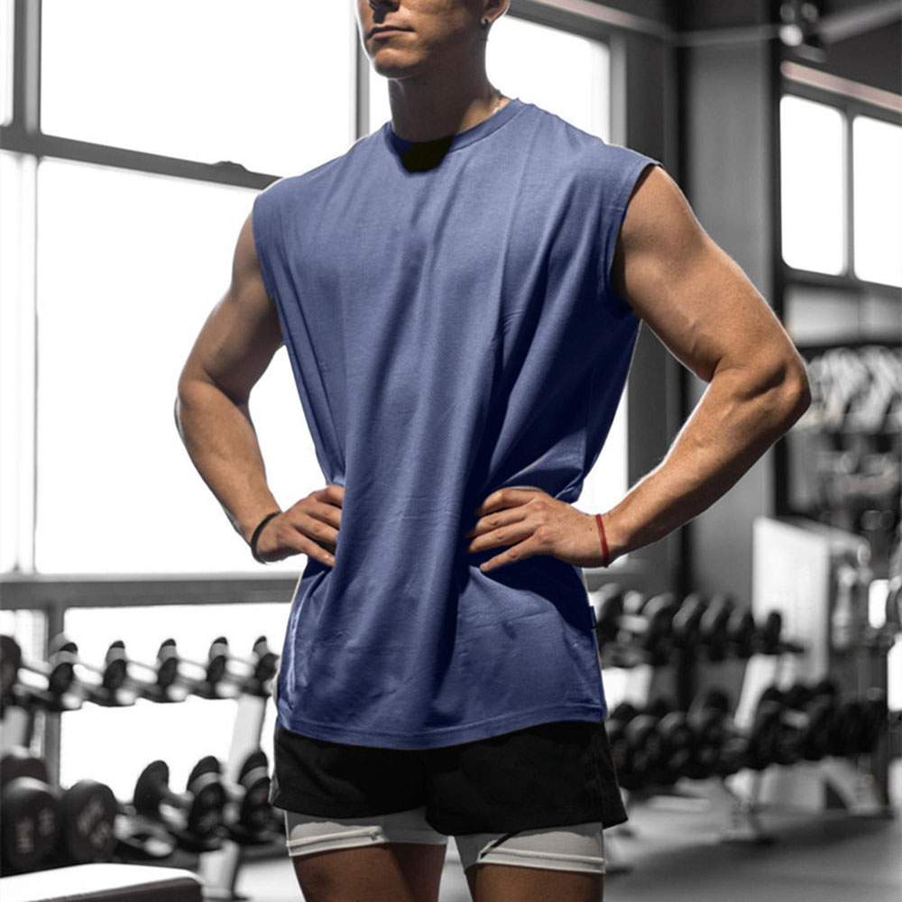 Men Quick-Dry Sports Vest - Birdseye Mesh Basketball & Workout Sleeveless Top