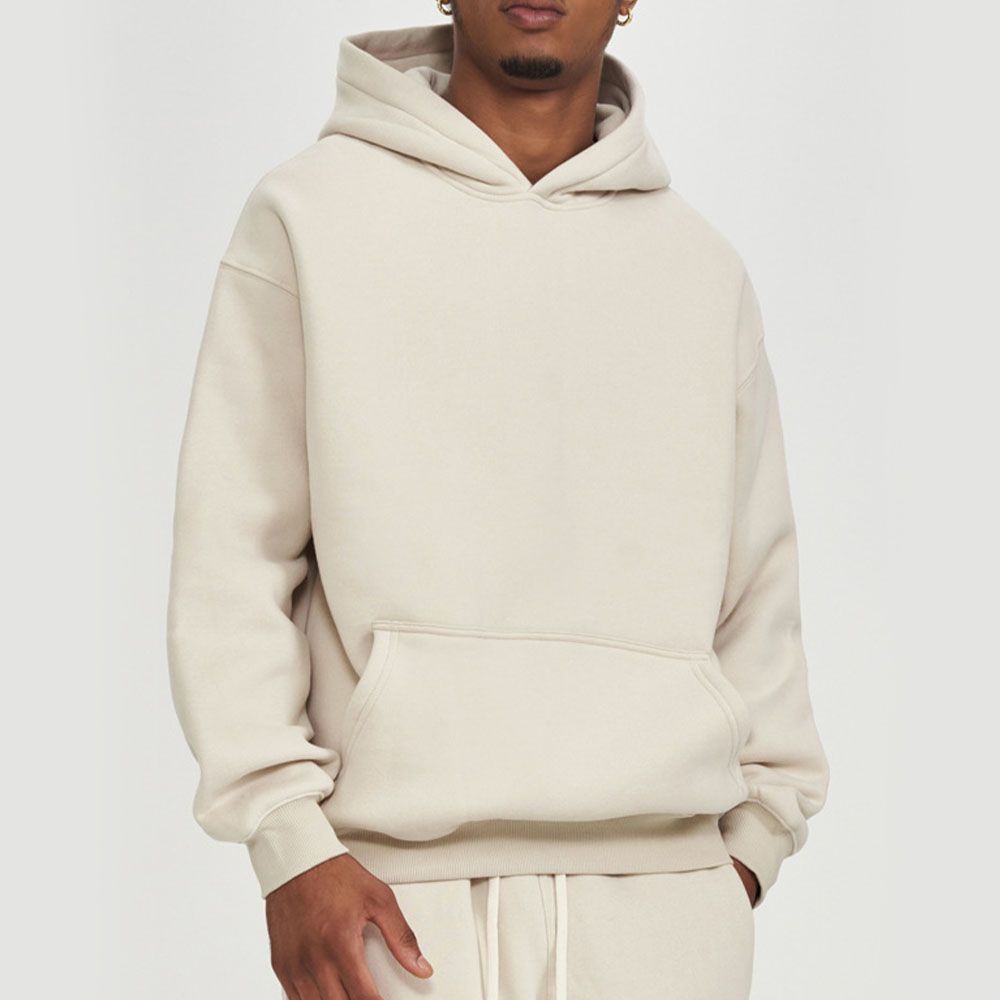 350GSM Fleece Hoodie - Oversized Thickened Men Winter Coat Streetwear