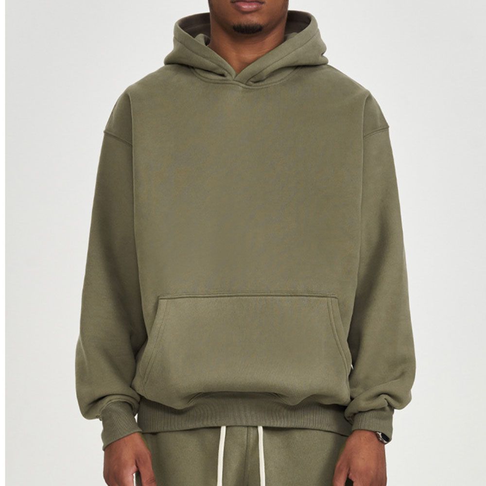 350GSM Fleece Hoodie - Oversized Thickened Men Winter Coat Streetwear
