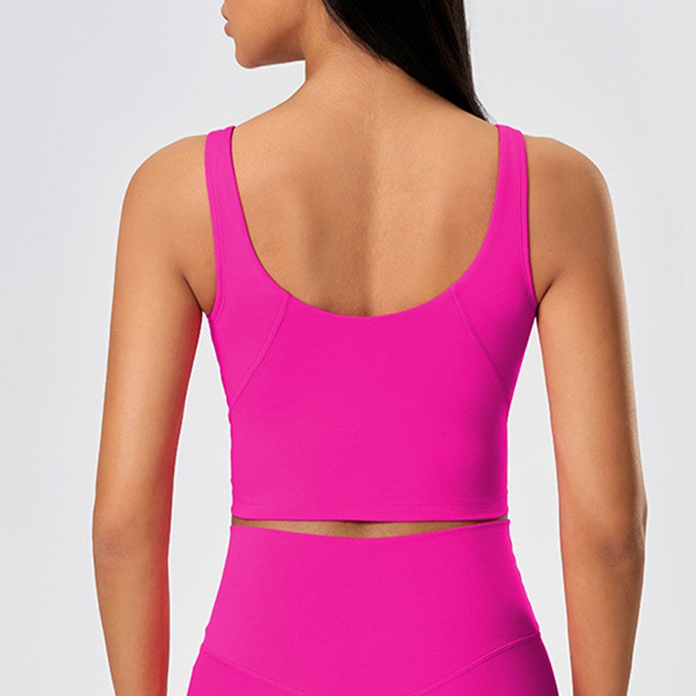 Women Sports Bra - Breathable Yoga Running Top with Back Support Fitness Tank