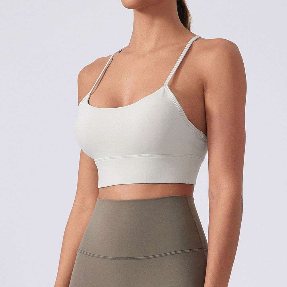 Y-Back Sports Bra - Shockproof Yoga Running Bra with Lift Support