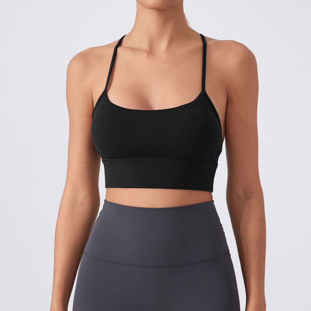 Y-Back Sports Bra - Shockproof Yoga Running Bra with Lift Support