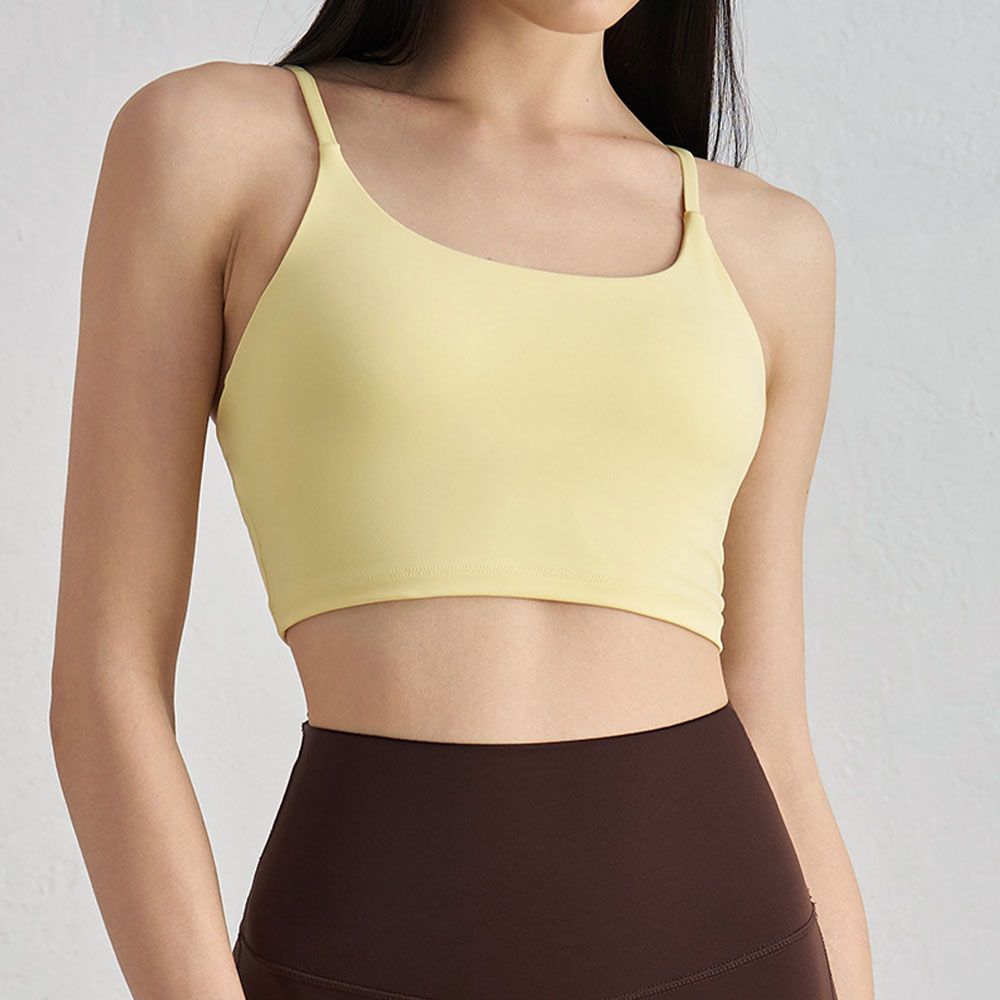 Lycra Seamless Sports Bra Stylish Backless Yoga Tank & Workout Top