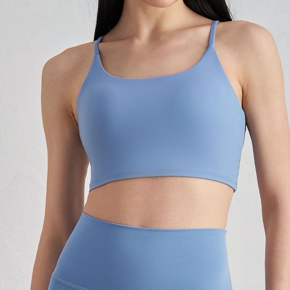 Lycra Seamless Sports Bra Stylish Backless Yoga Tank & Workout Top